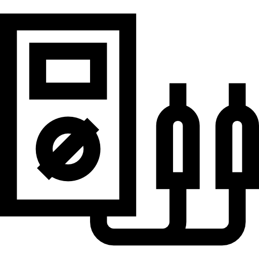 전압계 Basic Straight Lineal icon