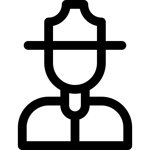 rcmp Basic Rounded Lineal icona