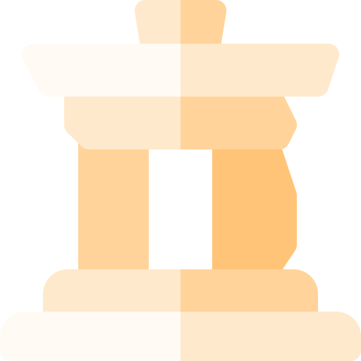 Inukshuk Basic Rounded Flat icon