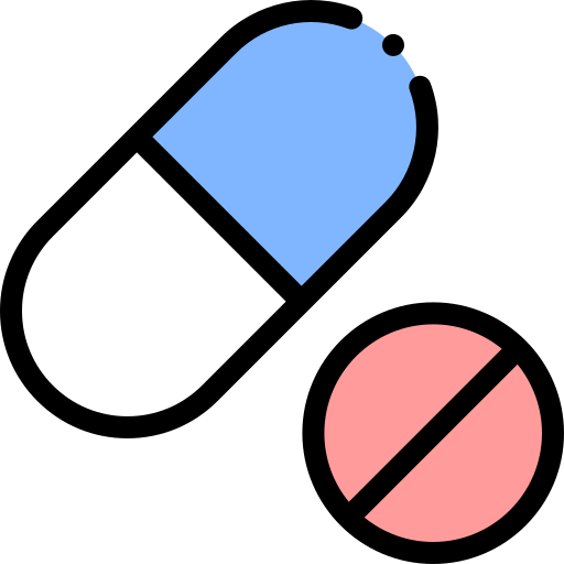 약 Detailed Rounded Lineal color icon