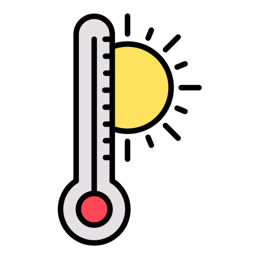 暑い天気 Generic Outline Color icon