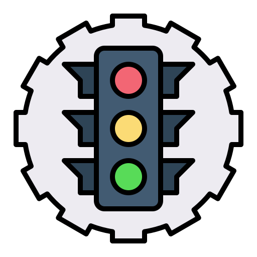 Traffic Generic Outline Color icon