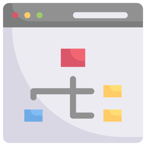 Site map Generic Flat icon