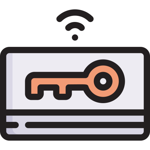 Keycard Generic Outline Color icon