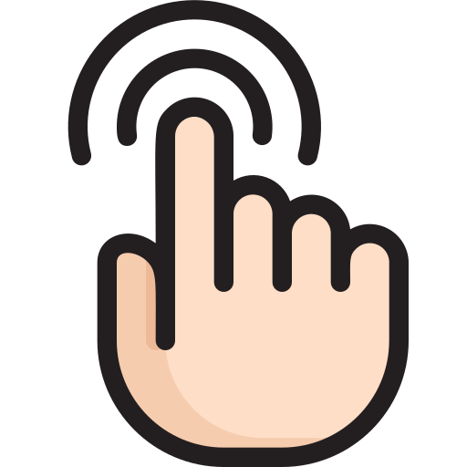 Touch screen Generic Outline Color icon