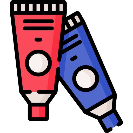 Paint tube Special Lineal color icon