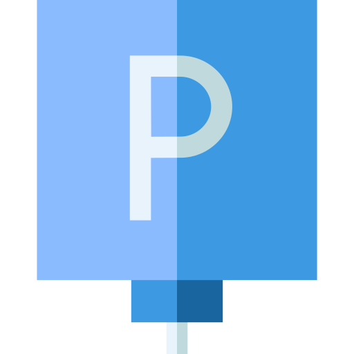 駐車標識 Basic Straight Flat icon