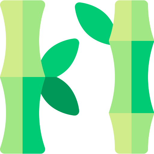 Бамбук Basic Rounded Flat иконка