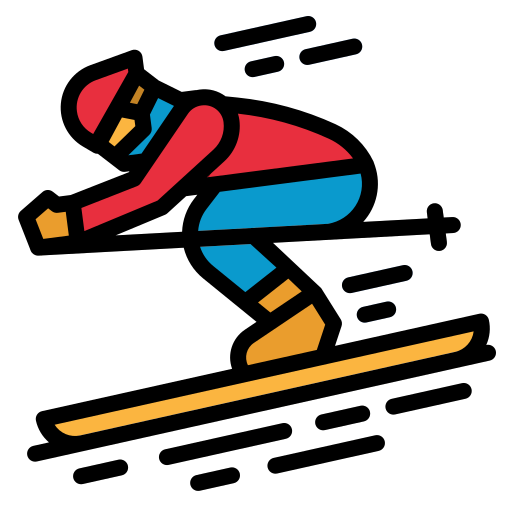 Skiing photo3idea_studio Lineal Color icon