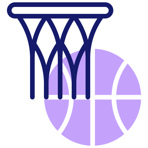 バスケットボール Inipagistudio Lineal Color icon