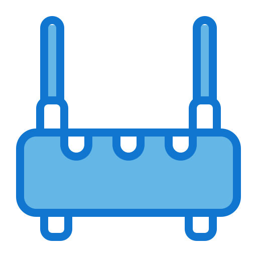 Router Generic Blue icon