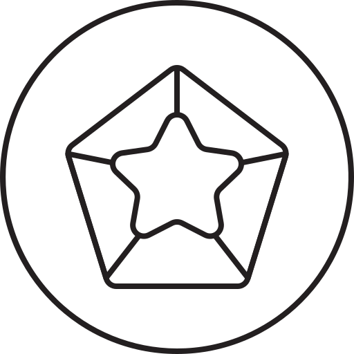 gwiazda Generic Thin Outline ikona