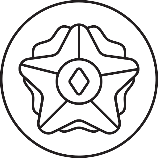 estrella Generic Thin Outline icono