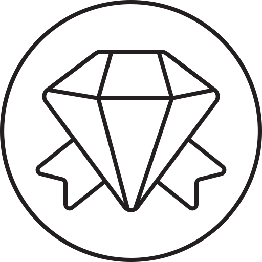 diamante Generic Thin Outline icono