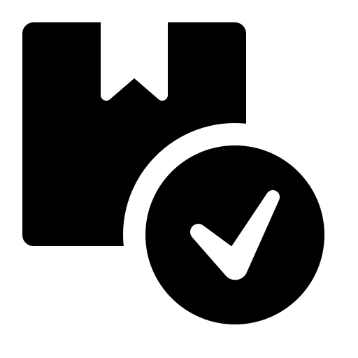 vérification des colis Generic Glyph Icône