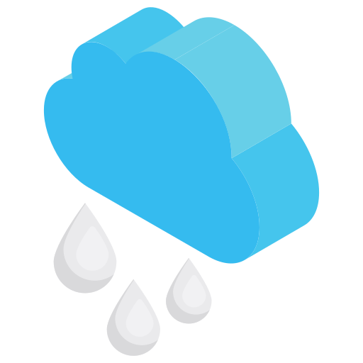 pioggia Generic Isometric icona