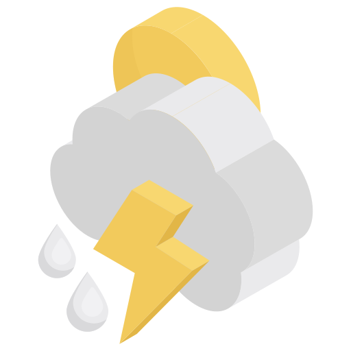 Bad weather Generic Isometric icon