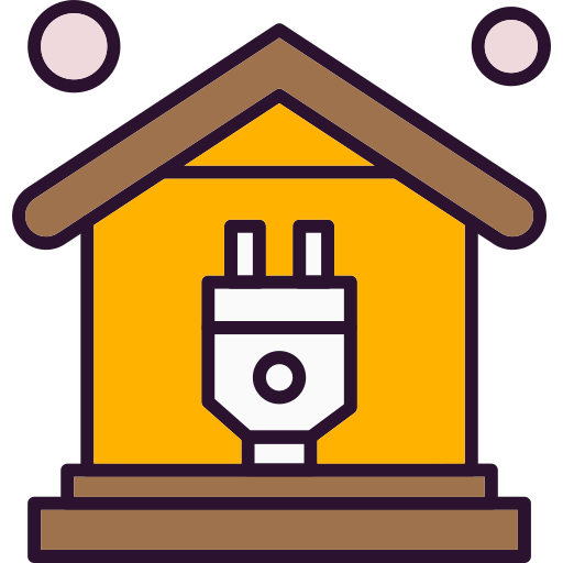 vernetztes haus Generic Outline Color icon