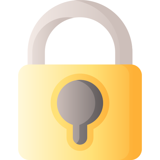 Lock 3D Basic Gradient icon
