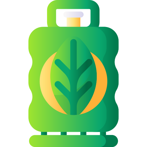 biogás 3D Basic Gradient icono