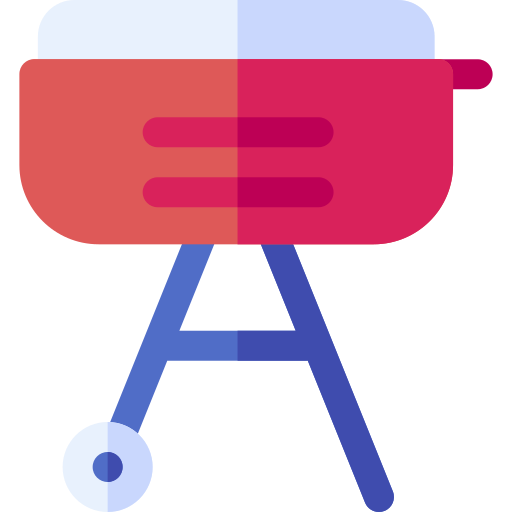 Barbecue Basic Rounded Flat icon