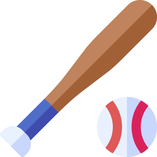 baseball Basic Rounded Flat ikona