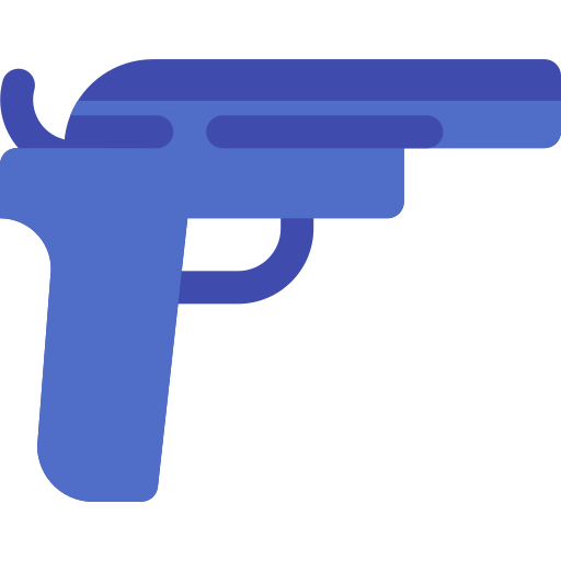 Gun Basic Rounded Flat icon