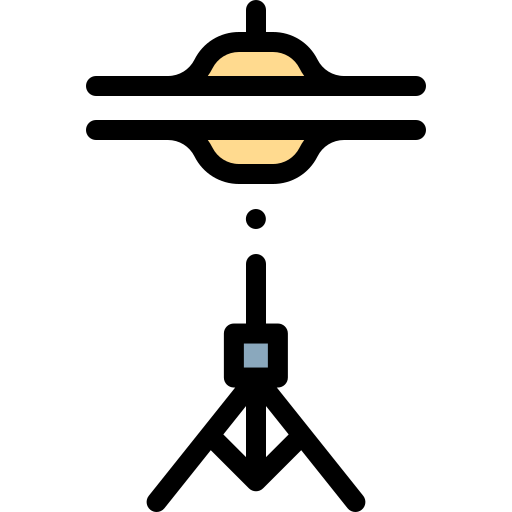 심벌즈 Detailed Rounded Lineal color icon