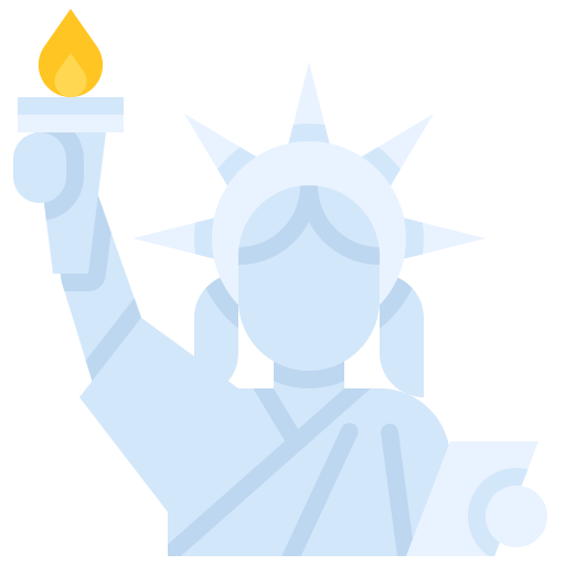 Statue of liberty Generic Flat icon