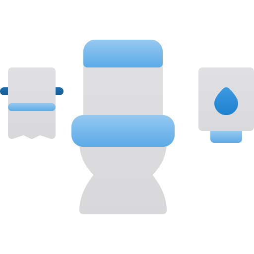화장실 Generic Flat Gradient icon