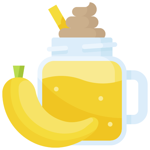koktail bananowy Generic Flat ikona