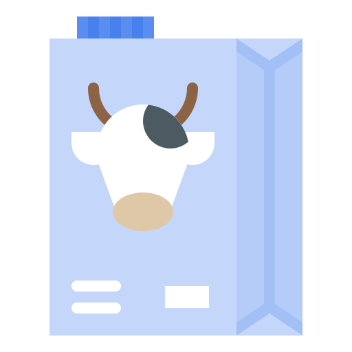 cartone del latte Generic Flat icona