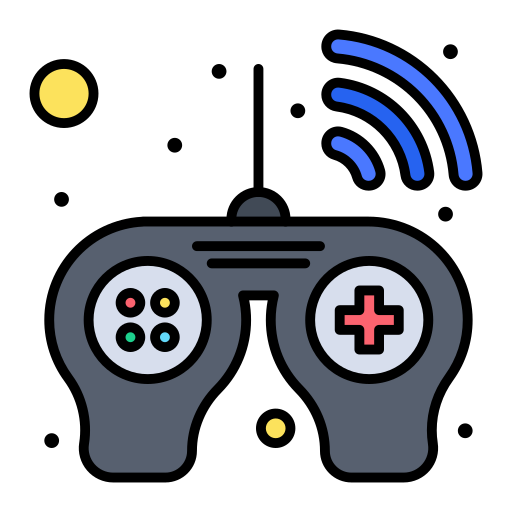 spielcontroller Flatart Icons Lineal Color icon