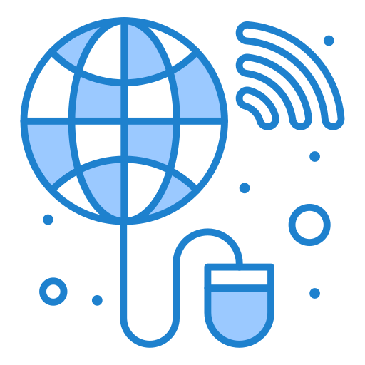 internet Generic Blue icono