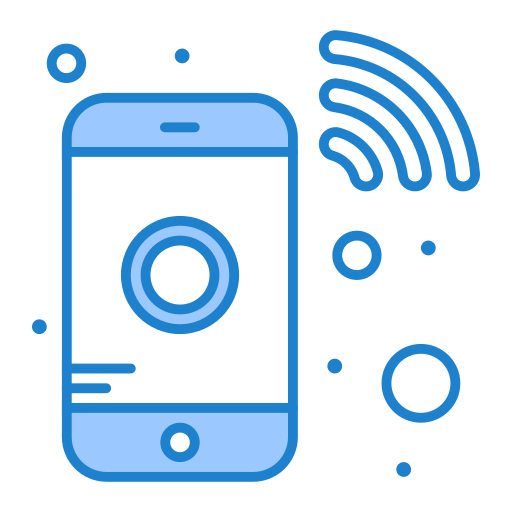 smartphone Generic Blue icono