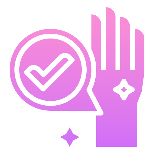 hand Generic Flat Gradient icon