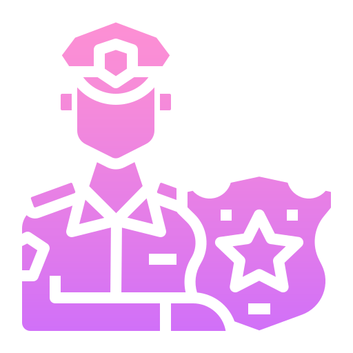poliziotto Generic Flat Gradient icona