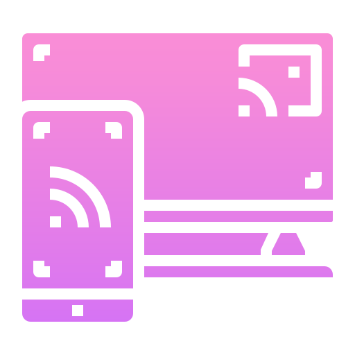 smart-tv Generic Flat Gradient icon