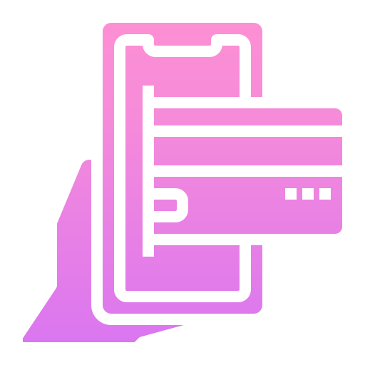 bankowość mobilna Generic Flat Gradient ikona