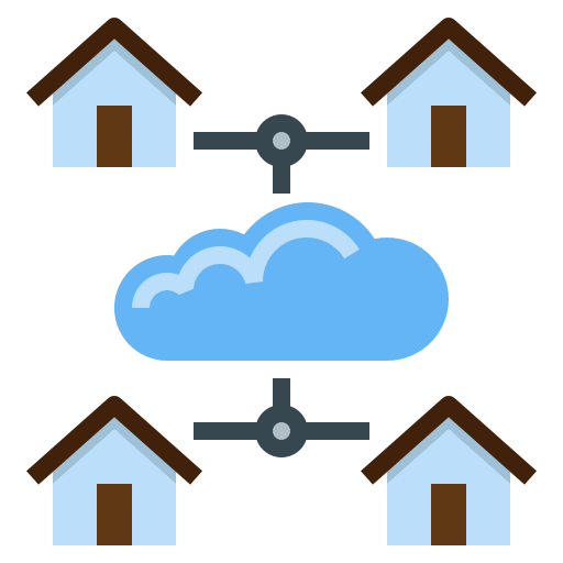 connexion au cloud Mavadee Flat Icône