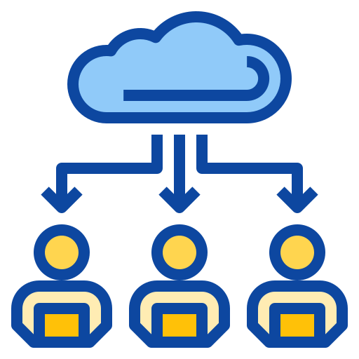 Cloud connection Mavadee Lineal Color icon