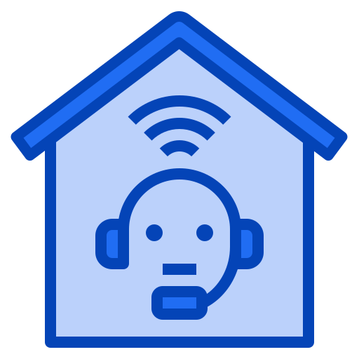 Work from home Generic Blue icon