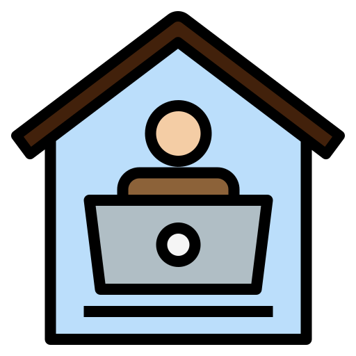 Work from home Mavadee Lineal Color icon