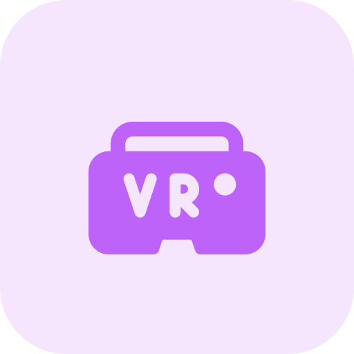 realta virtuale Pixel Perfect Tritone icona