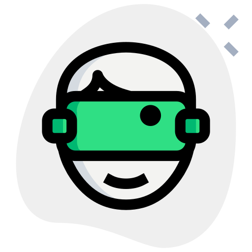vr 안경 Generic Rounded Shapes icon