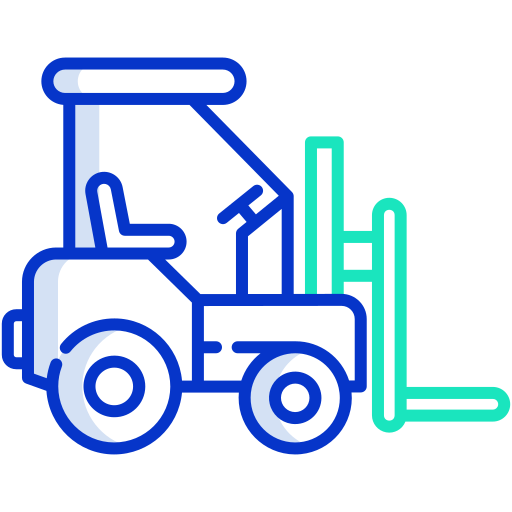 Forklift Icongeek26 Outline Colour icon