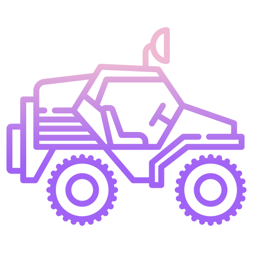 Jeep Icongeek26 Outline Gradient icon