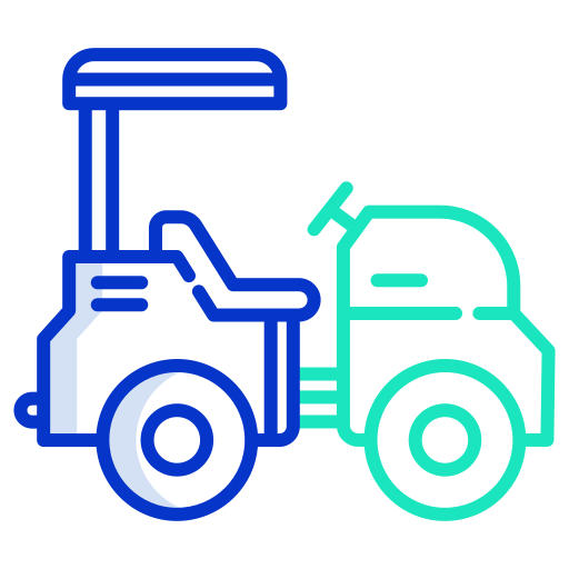 Road roller Icongeek26 Outline Colour icon