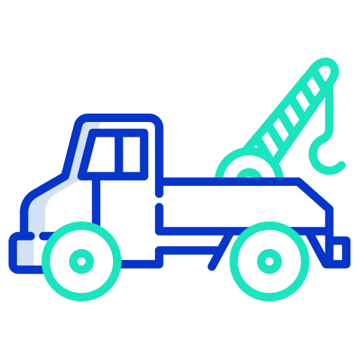 Tow truck Icongeek26 Outline Colour icon