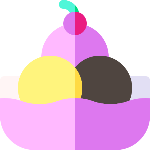 Ice cream Basic Rounded Flat icon